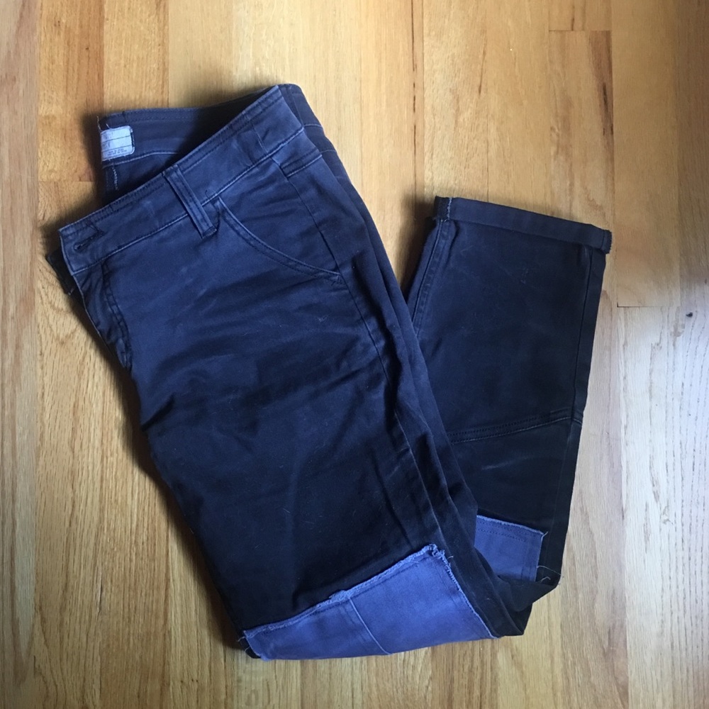 🚫 SOLD 🚫 Free People  |  twill patch jeans